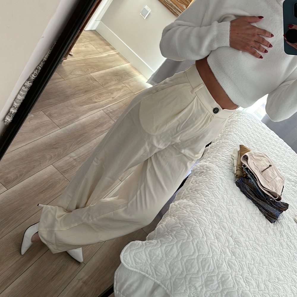 NWT Zara Linen Pants - Picture 1 of 3